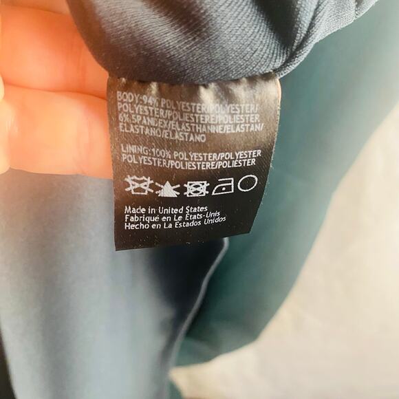 BHLDN Jones Crepe Dark Green V-Neck Maxi Formal Bridesmaid Dress Size 16 - Picture 6 of 11